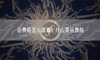 运费险怎么查看? 什么是运费险