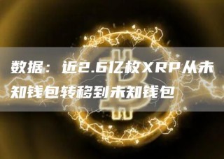 数据：近2.6亿枚RP从未知钱包转移到未知钱包