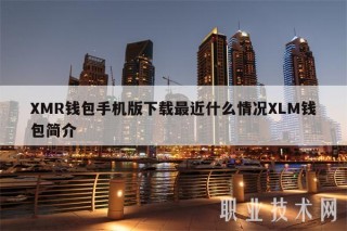XMR钱包手机版下载最近什么情况XLM钱包简介