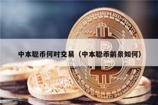 中本聪币何时交易（中本聪币前景如何）